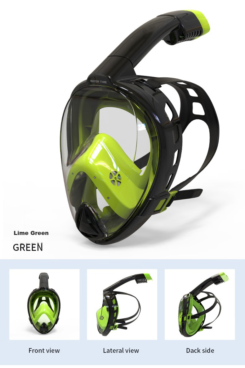 WATERTIME/Shuichuan Diving Mask, Full Dry Snorkel Tube, Swimming And Diving Equipment for Children And Adults 14