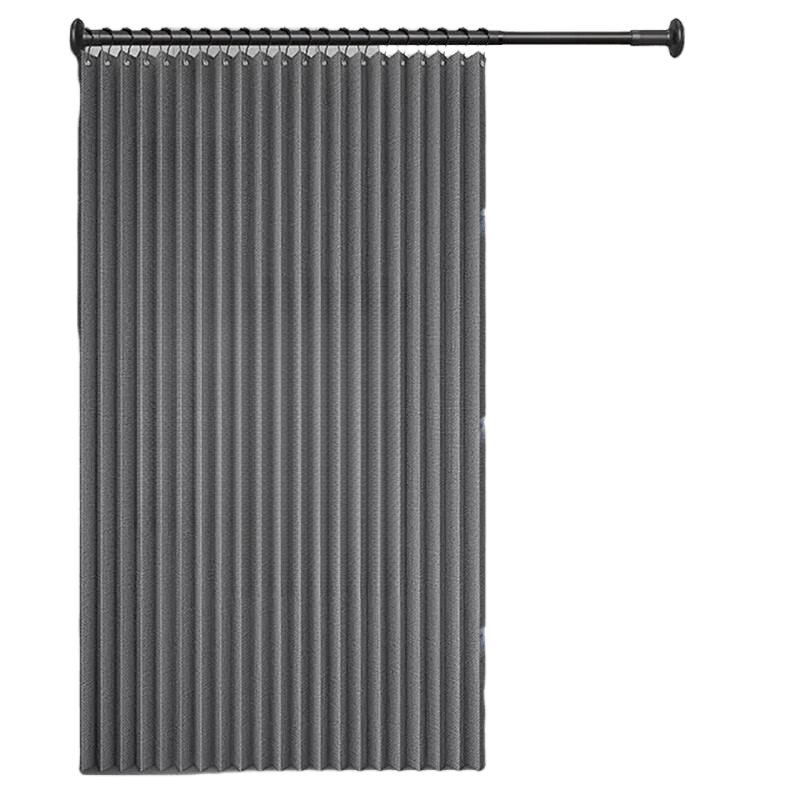 Honglu Bathroom Folding Magnetic Waterproof Shower Curtain Partition for Wet and Dry Separation Invisible Water Barrier No Drilling Required