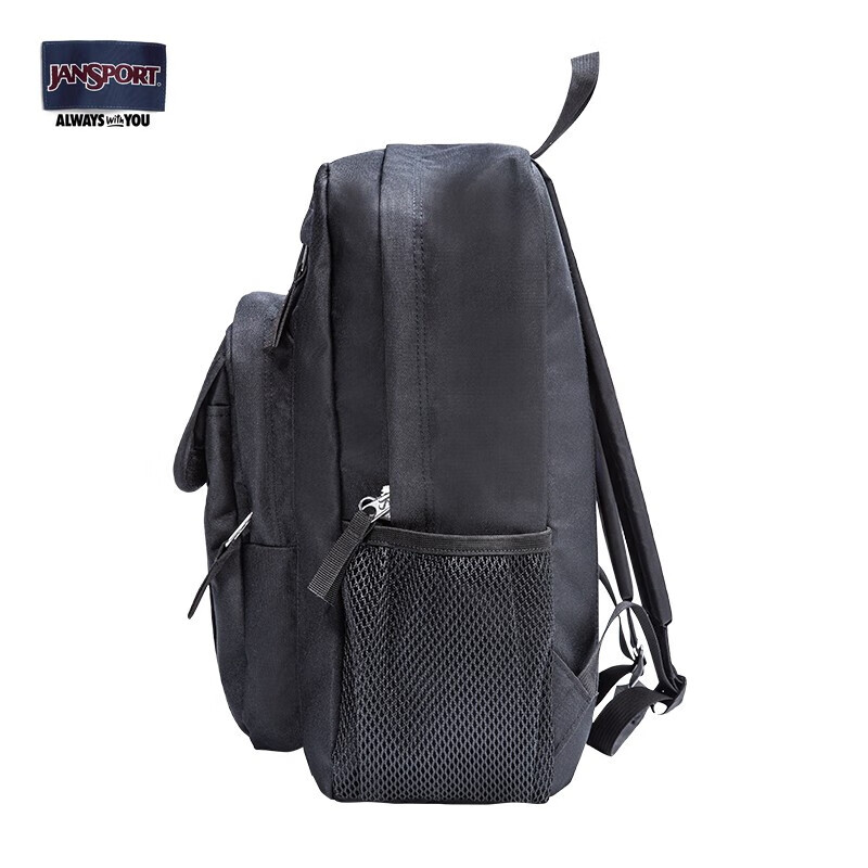 Рюкзак JANSPORT Jiesheiboshi, большой вместимости, для мужчин и женщин, школьный для студентов колледжа, 4NVC008, черный