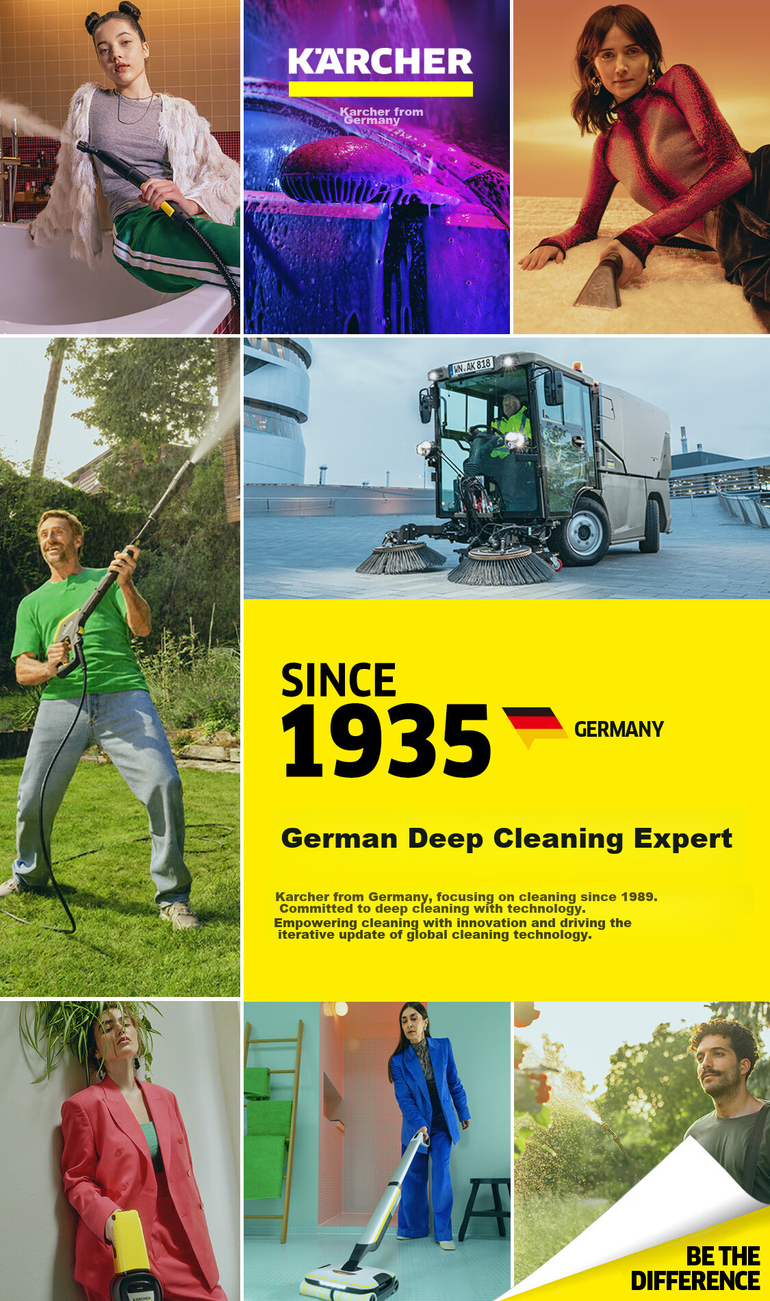 KARCHER German Steam Mop, Household High-Pressure High-Temperature Cleaning Machine, Kitchen Range Hood Cleaning Machine, Oil Removal, 30-Second Rapid Heating Floor Cleaner, Sterilization SC3 22