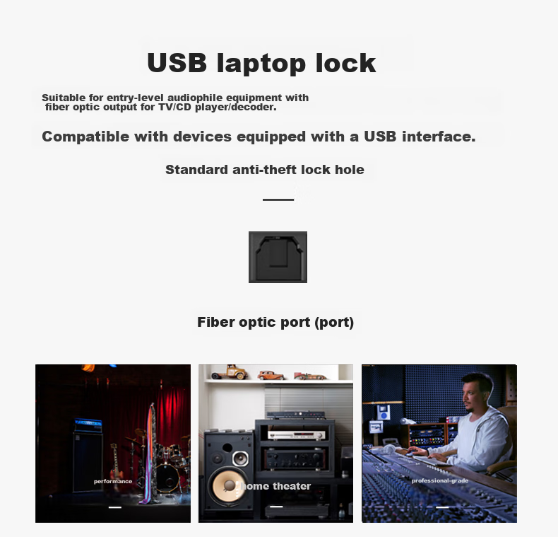JIB Audiophile Digital Optical Fiber Audio Cable, Optical Square to Optical Square Connector, 5.1 TV DVD Amplifier Projector Speaker Home Theater Connection Cable BB-101 Meter 4