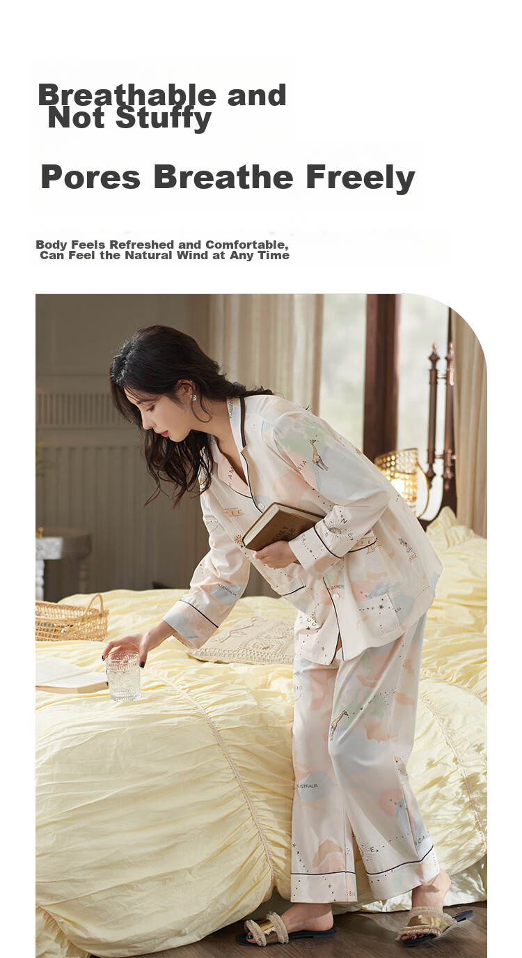 JOYNCLEON Maternity Sleepwear Spring And Summer Nursing Bra, Skin-Friendly Breathable Non-Stuffy for Outdoor Use L Jyz171063 3