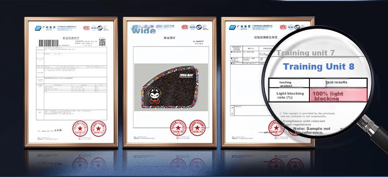 Zhuaimao Car Window Sunshade, Side Window Sun Protection, Sliding Rail Car Curtain, Window Mosquito Net, Privacy Sunshade 2