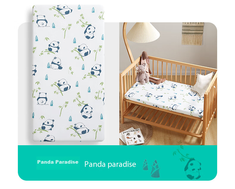 KUB Baby Crib Sheet, Pure Cotton Breathable, Infant Bed Cover, Non-Slip Class A Baby Bed Sheet - Hani Xiaoxiang 65cm 19