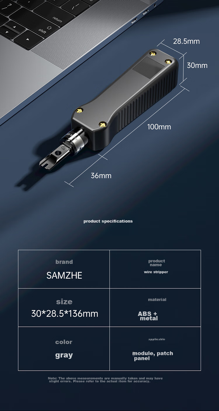 SAMZHE Cable Crimper Module Patch Panel Tool Wire Cutter Telephone Network Cable Cutter SZ-324B (Unit: Box) 10