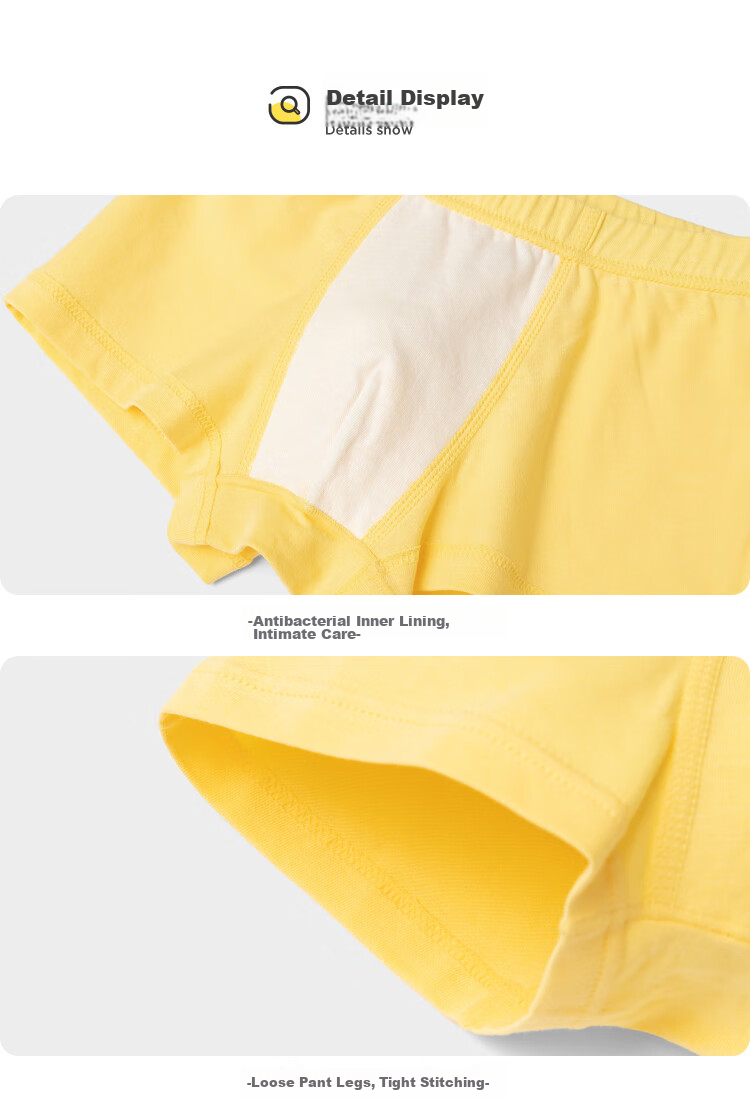 BALABALA Boys' Boxer Briefs, Cotton Shorts, for Toddlers And Older Children, No Wedgie, Cute Three-Pack, 208924170103 19