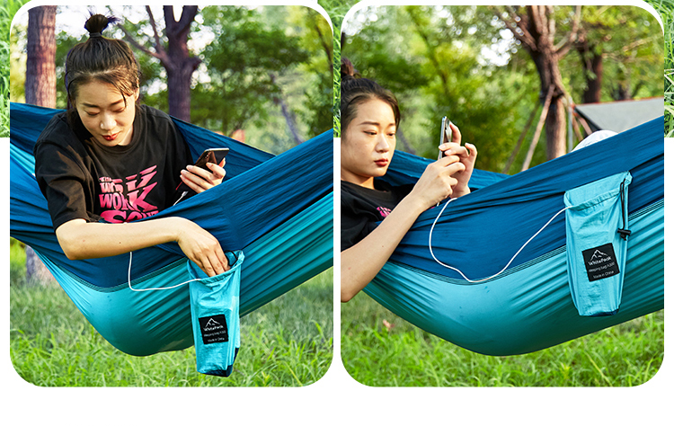 WhitePeak Adult Outdoor Travel Winter Four-Season Warm Camping Double Sleeping Bag with Hollow Cotton and Dirt Isolation 1KG 9