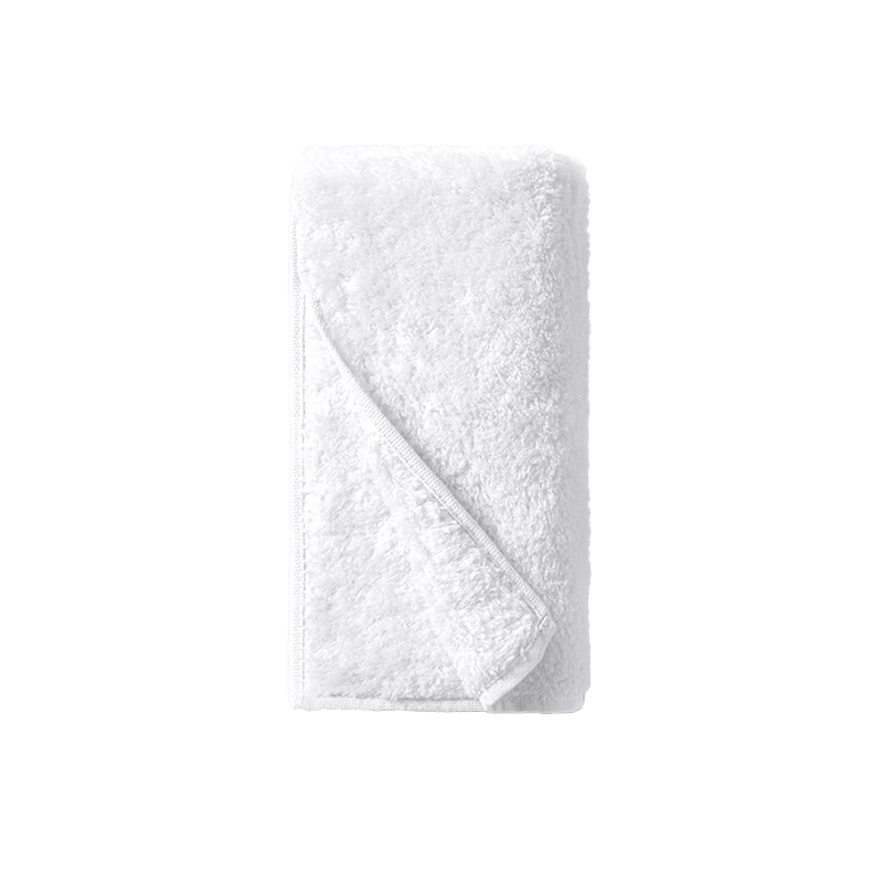 UCHINO Cloud Mousse Pure Cotton Square Towel, Soft And Absorbent, Face Towel for Washing And Hot Compress, Pro White