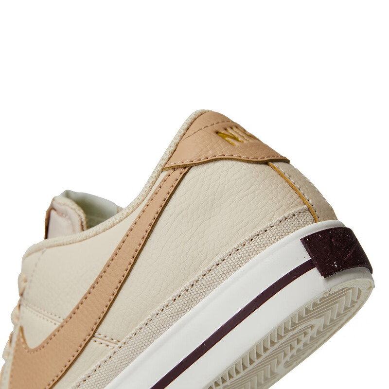 NIKE Women's Skateboarding Shoes COURT LEGACY NN Sneakers DH3161-100 White And Black, Size 37.5 28