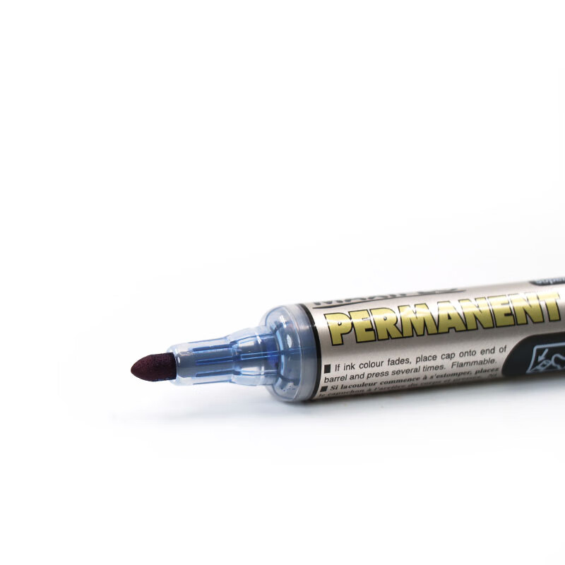 Pentel Direct Liquid Back-Pressure Oil-Based Marker, Liquid Ink Large-Tip Pen, High-Capacity Quick-Drying Round Tip Pen NLF50, Blue