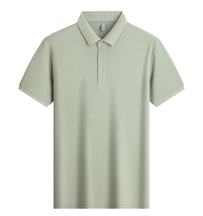 ROMON Short-Sleeve Polo Shirt for Men with Collar, Summer Business Casual Versatile Solid Color Top 8827 16