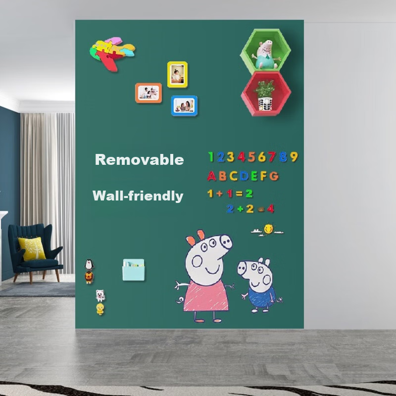 Магнитная маркерная доска Flybook 60x90 см, темно-зеленая, для рисования и записей, экологичная, стираемая, без пыли