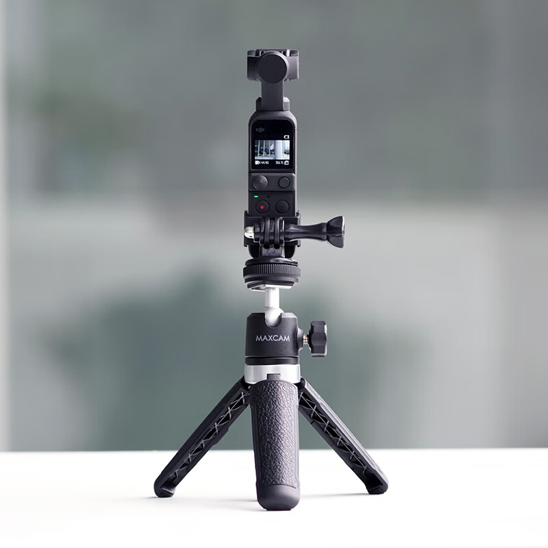 MAXCAM Compatible with DJI Osmo Pocket 2/1 Mini Portable Extendable Tripod, Desktop Stand, Selfie Extension Handle, And Tripod Accessories
