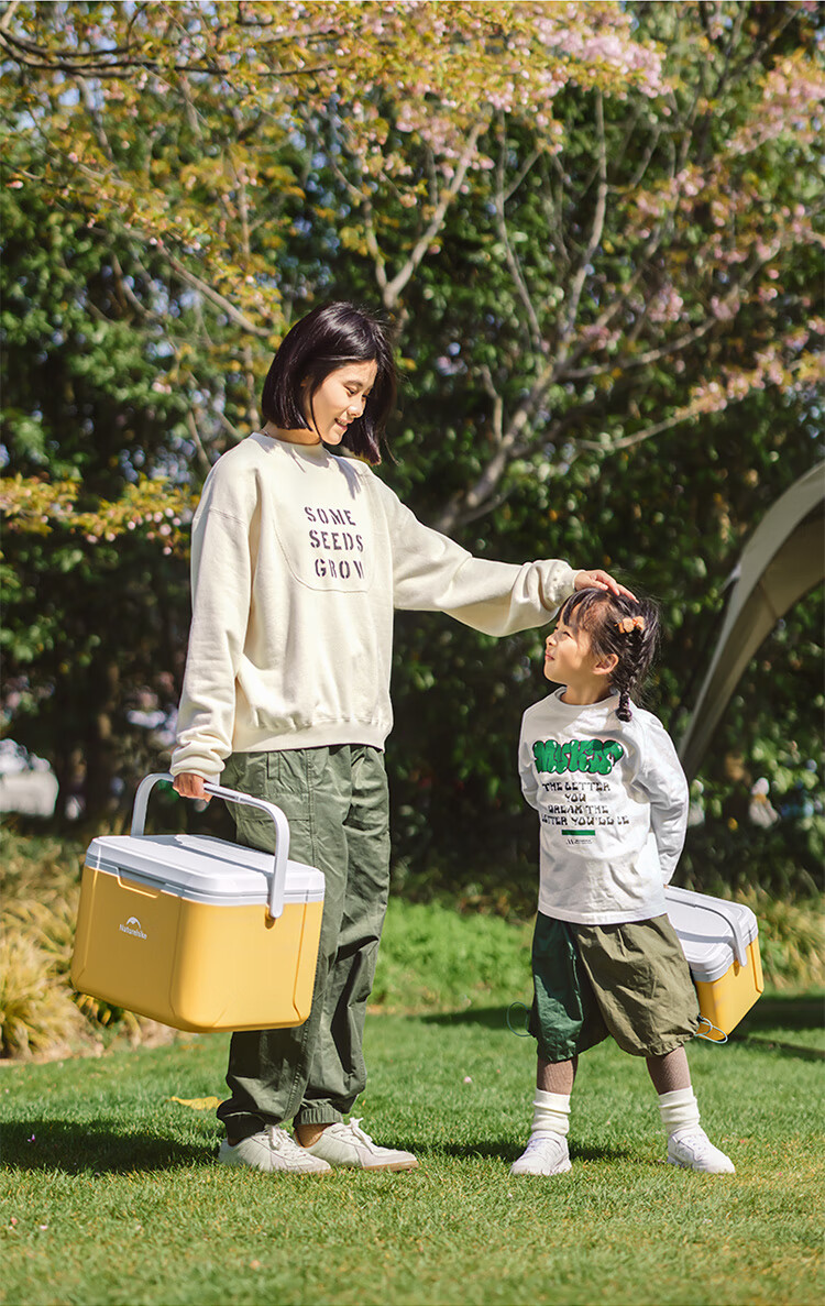 Naturehike Insulated Cooler Box, Ice Storage Box, Outdoor Camping Cooler, Portable Car Refrigerator, Large Capacity 18L 5