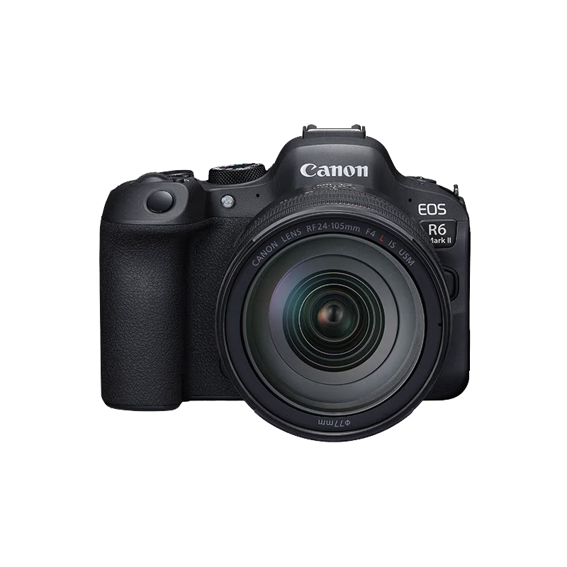 Canon [Official Flagship] R62 Mirrorless Camera, 4K Video, Vlog, Portrait, Landscape, Travel, Professional R6 Second-Generation Full-Frame Red Ring, 24-105mm Kit