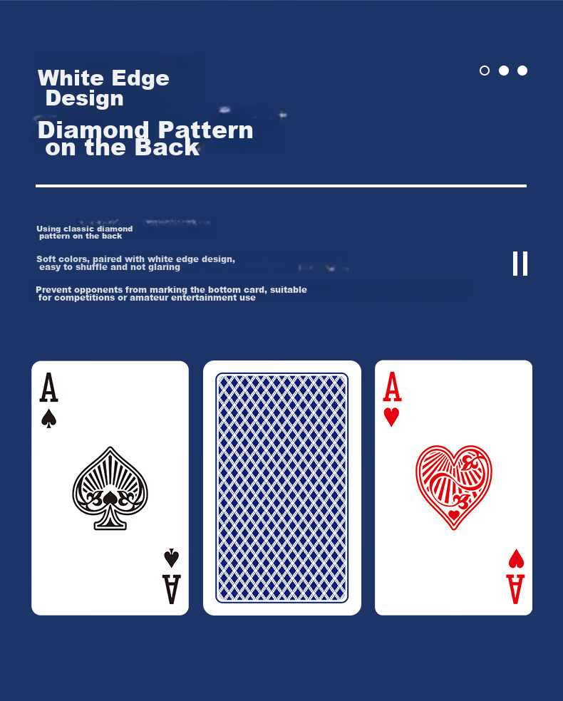 Wangjing Poker Guandan Special Playing Cards, Duan Dian Competition Dedicated Blue Core Durable Double Decks Large Print Playing Cards, Red, 10 Decks Per Pack 4