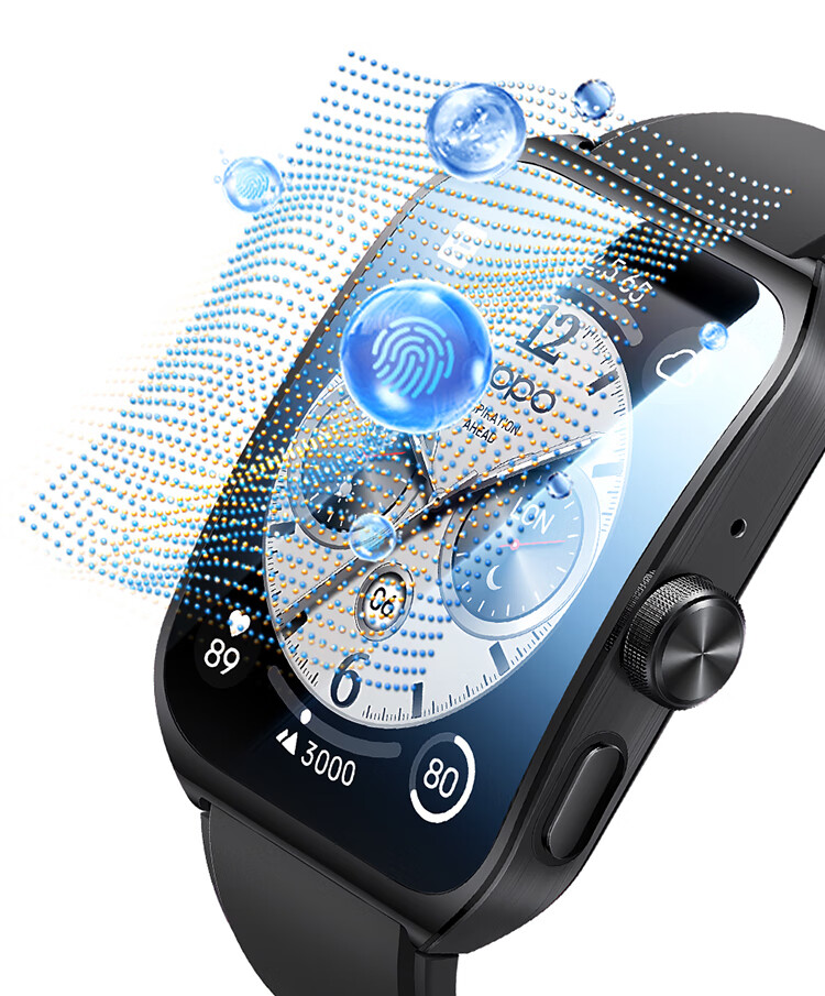 UGREEN [Instant Application Tempered Glass Screen Protector] for OPPO Watch X2, Full Coverage Anti-Scratch Wear-Resistant Shatterproof Instant Protective Film 9