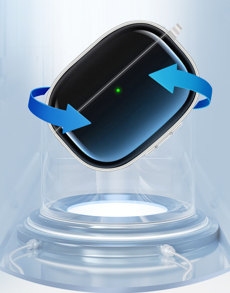 Masentek Bluetooth Charging Case for VIVO TWS 2 & 2e Earphones, IQOO 3/4/5i/pro/3ei/1e/1i/air Soft TPU Transparent Shockproof Protective Cover Accessory 6