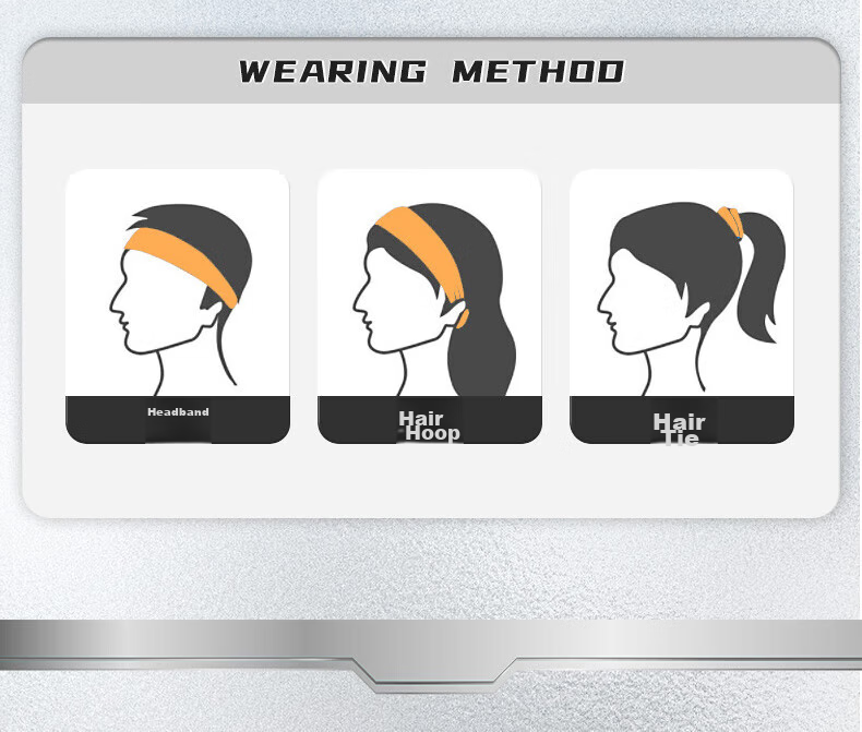 Li-Ning Sports Headband for Men And Women, Sweat-Absorbing Running Headband, Basketball Sweat-Stopping Band, Fitness Running Sweat-Guiding Headband, Trendy Headband 13