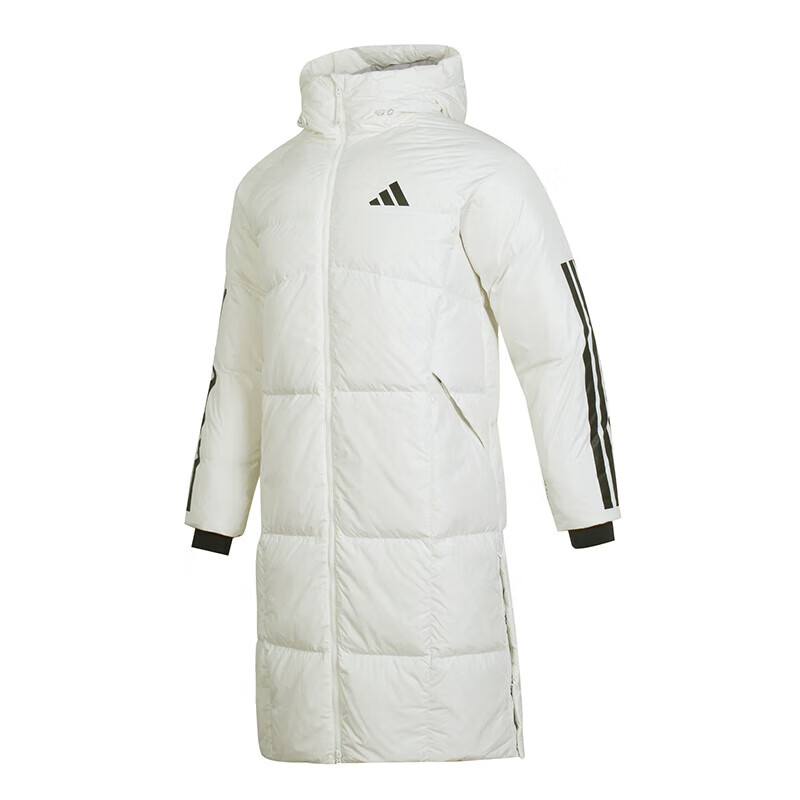 Adidas Men's LONG DOWN JKT Sports down Jacket JG3838 White 2XL 4