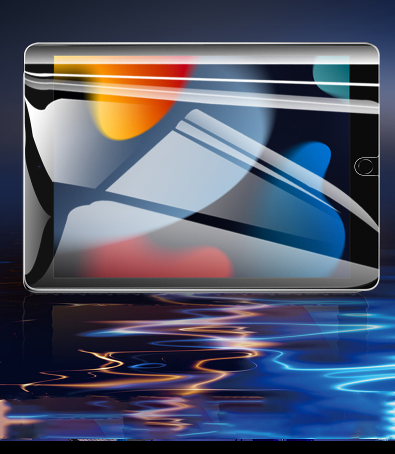 CoolerFang Tempered Glass Screen Protector for iPad 9/8/7 10.2 Inch 2021/2020/2019 Models, 9th/8th/7th Generation Apple Tablet Full Screen Ultra-Thin HD Anti-Fingerprint Glass Film 9