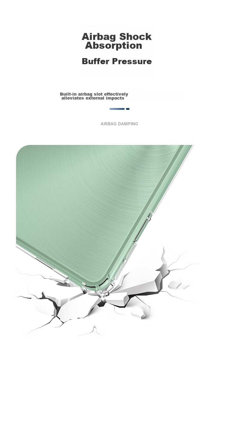 BIAZE Compatible with OPPO Pad2 2023 Model, 11.6-Inch Tablet Case, TPU Material Silicone Four-Corner Airbag Transparent Shockproof Protective Cover, PB420-Transparent White 5