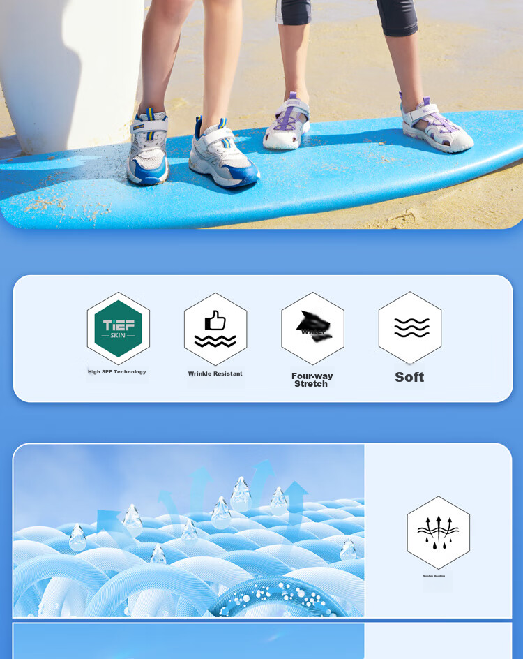 TOREAD Flagship Children's Sun Protection Clothing for Boys And Girls, Summer Sun Protection Jacket Outerwear Skin-Friendly Clothing, White, Size 150 2