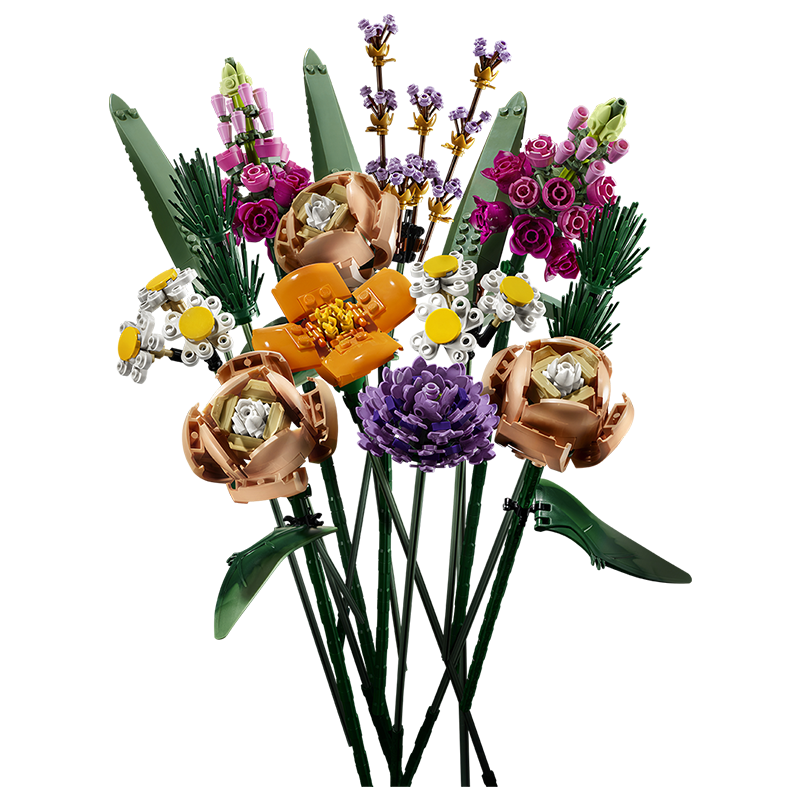 LEGO Building Blocks 10280, Bouquet Eternal Flower, Toy for Boys And Girls, Birthday Gift, Home Decoration Ornament