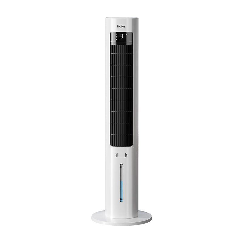 Haier Air Cooler, Home Cooling Fan, Water-Cooled Cooling Tower Fan, Bladeless Fan, Cold Air Machine, Sold by JD, Remote Control, High Airflow, Low Speed, Small Air Conditioner, Cooling Fan HFZ-Y8625A