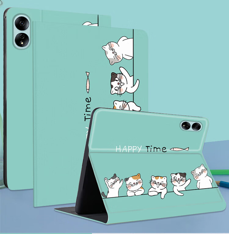 Shihan Compatible with Honor Tablet 9 Case, 12.1 Inch 2023 Model, Student Office Creative Cartoon Cute Full Protection Slim Anti-Drop Wear-Resistant Tablet Computer Protective Case with Support 10