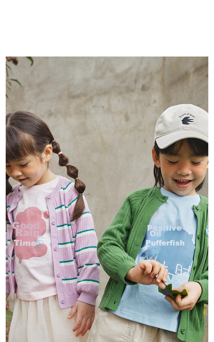 Papa Spring And Autumn Children's Sweater Knitted Cardigan for Boys And Girls, Striped Top Outerwear, Blue, 73cm 13