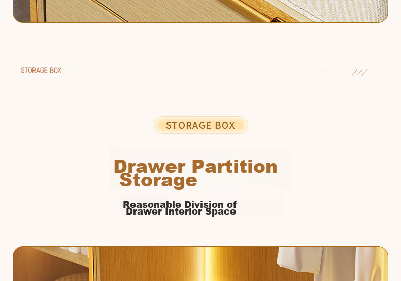 Shuranjia Tian Shan Jia Underwear Storage Box Bedroom Panty Organizer Multi-functional Dormitory Wardrobe Underwear Container 20 Compartments 6