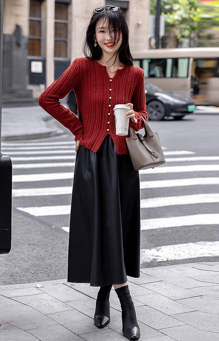 Dme [Mijingqingshu] Spring And Autumn Simple Style Sweater with Wool, Commuter Pullover Round Neck, Concealing Comfortable Knit Top for Wome 22