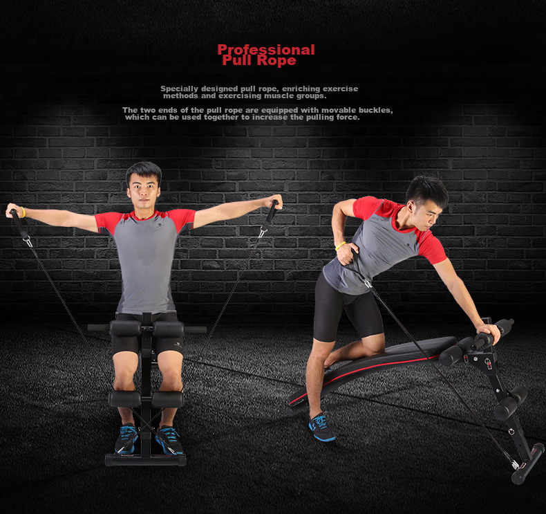 RIDO Sit-Up Assist Device, Home Fitness Equipment, Foldable Sit-Up Board, Abdominal Muscle Exercise Machine TD20 15