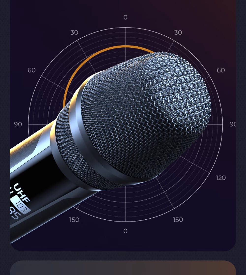 SANSUI V79 Professional Wireless Microphone System, Dual-Channel UHF KTV Singing, Speech, Stage, Conference Speaker, Amplifier, Metal, Adjustable Frequency 10