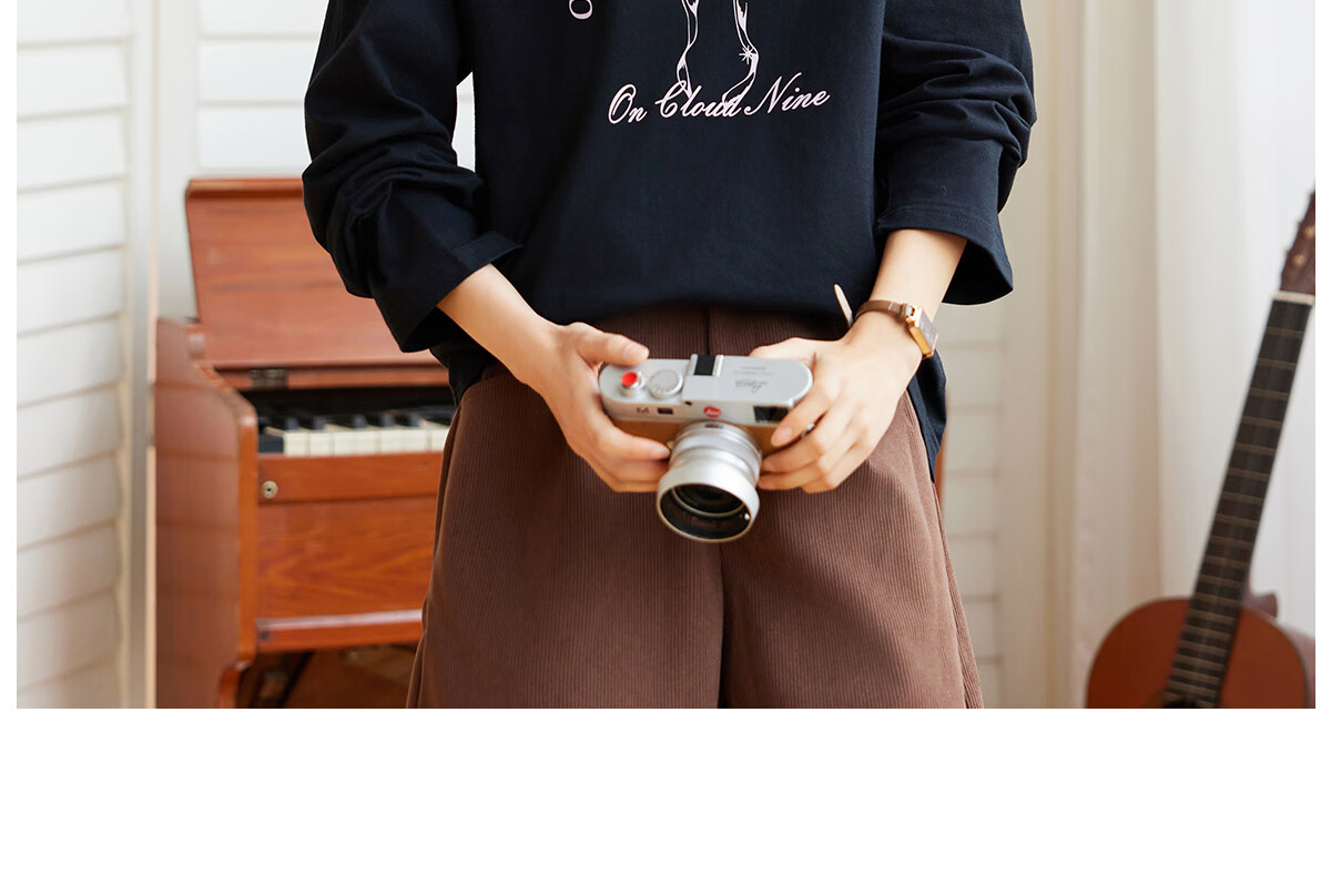 Halo Queen Women's Long Sleeve Cotton T-Shirt Spring Autumn Round Neck Letter Bow Print Casual Base Shirt New H143T2009 25