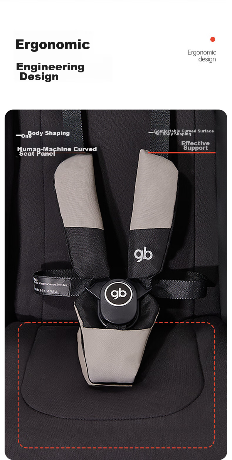 Gb Stroller, Can Sit And Lie Down, Pocket Car, Baby Walking Aid, Lightweight Foldable, Shock-Absorbing, Comfortable, Baby Stroller D850 7