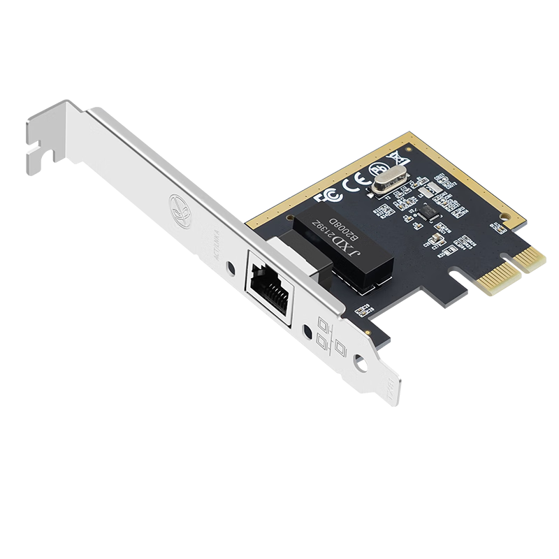 EB-LINK PCI-E Gigabit Ethernet Card, Single Network Port, Desktop Computer, 1000M Wired, Built-In Home Network Card