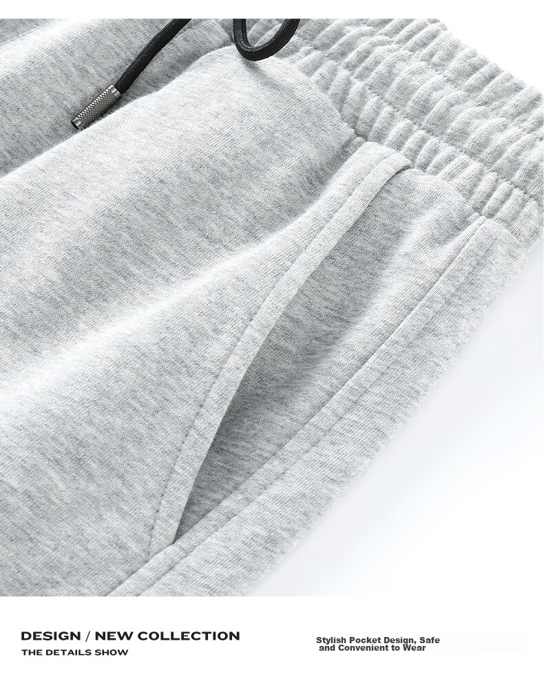 Baleno Men's Summer American Style Simple Trendy Loose Cotton Five-Point Shorts Breathable Large Size Casual Pants 21