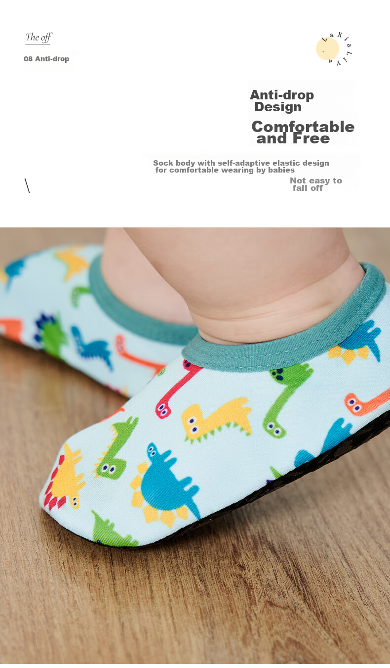 LAXIALIYA Children's Floor Shoes, Baby Non-Slip Soft-Soled Shoes, Indoor Walking Socks, Infant Sock Shoes, Boys And Girls Spring And Autum 13