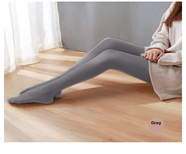 Nanjiren [Shinny Leg Miracle] 2026 Spring New Base Layer Leggings, Slimming Pressure Slimming Pantyhose, 2-Piece Set 12