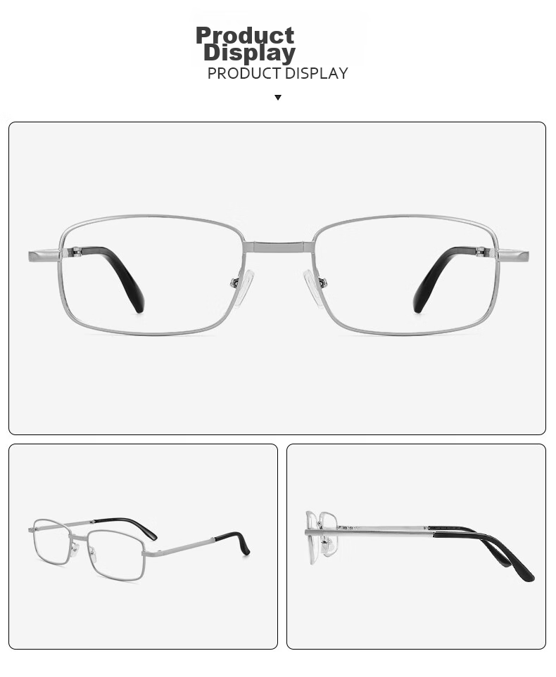 BAINIANHONG Foldable Portable Reading Glasses for Men, High Definition Anti-Blue Light Genuine Reading Glasses for Men, Protective Eyewear 1860-200 18