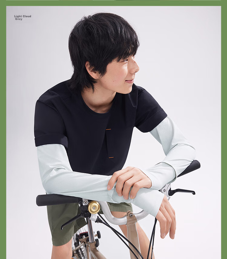 Beneunder Sun Protection Ice Sleeves for Men, Loose-Fitting UV-Resistant Arm Covers, Silk-Like Arm Sleeves, New Style AS017 23