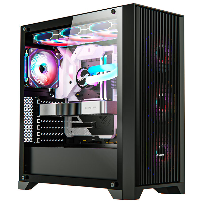Great Wall Mariana MT01 Computer Case (E-ATX Motherboard/360mm Water Cooling Support/7 Fan Positions/0.8mm High-Quality Side Panel/Dust Filter/Supports 5090 Graphics Card)