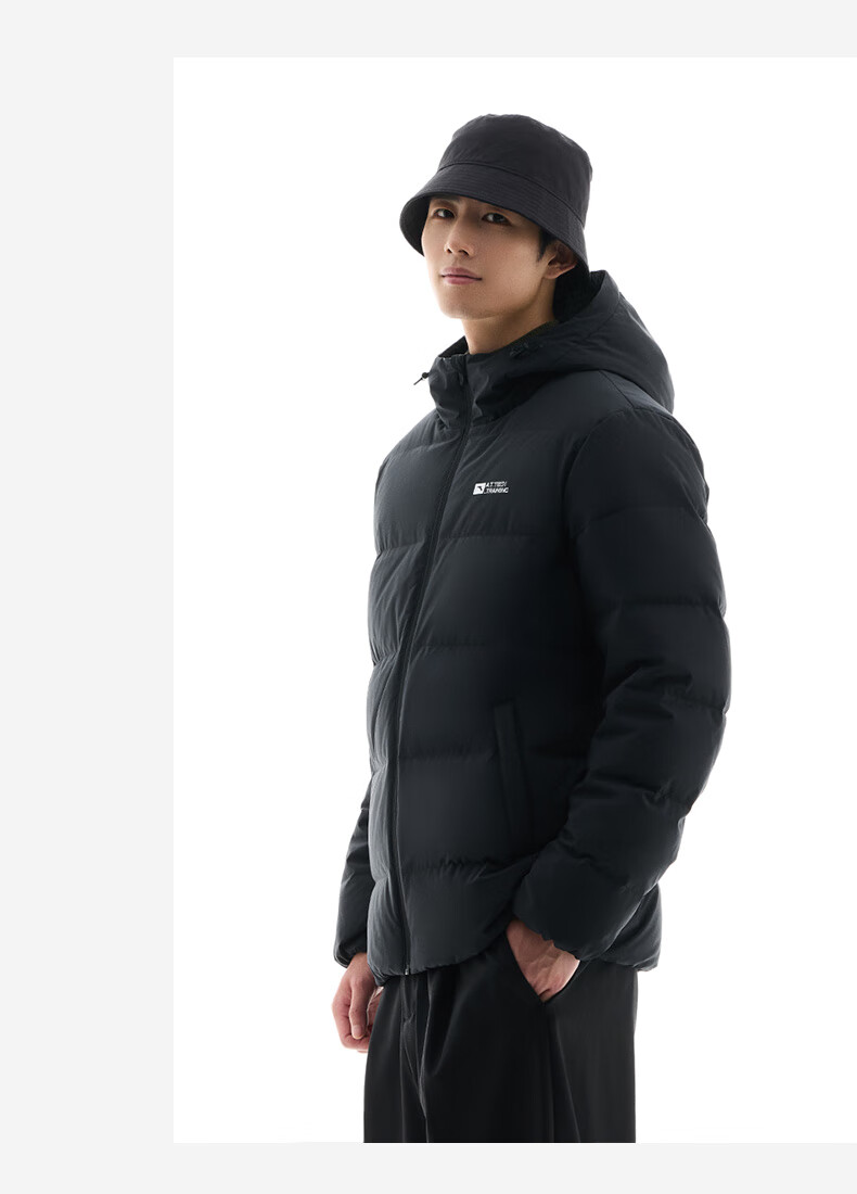 ANTA Bread Down Jacket | Short Hooded Down Coat Men Winter New Duck Down Warm Puffer Water-Repellent Jacket 13