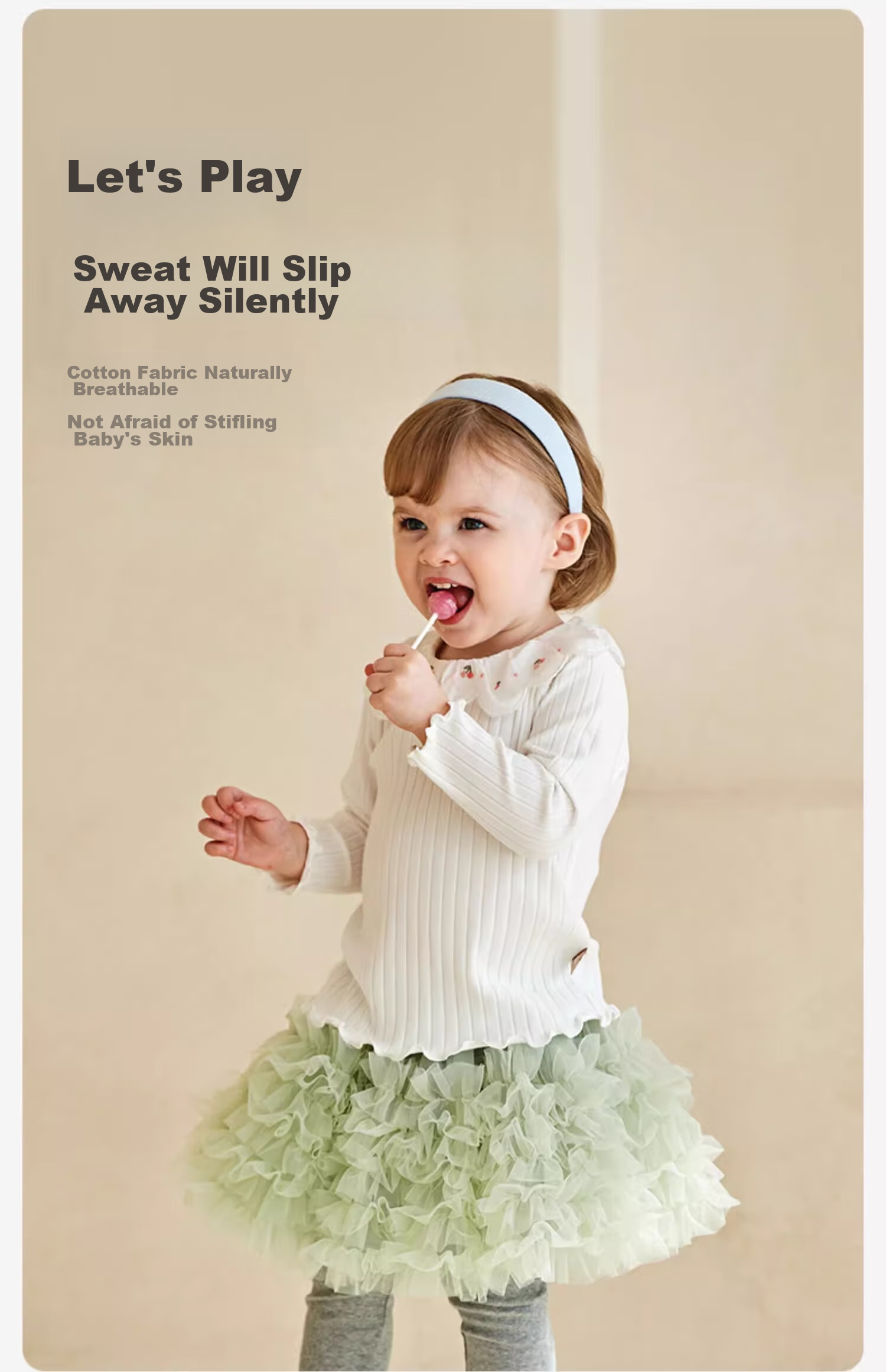 DAVE & BELLA Children's Long-Sleeve T-Shirt, Autumn Girls' Undershirt, Baby Top, Girls' Wear 4