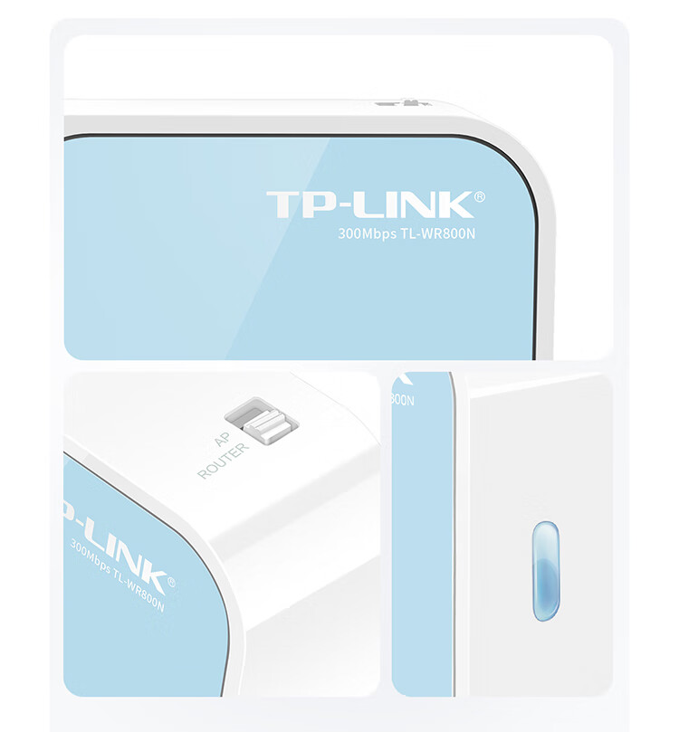 TP-LINK Mini Wireless Router, Portable Wired-To Wireless WiFi Adapter for Home And Travel, Signal Repeater Bridge, High-Speed Wall-Penetrating, Plug And Play TL-WR800N 7