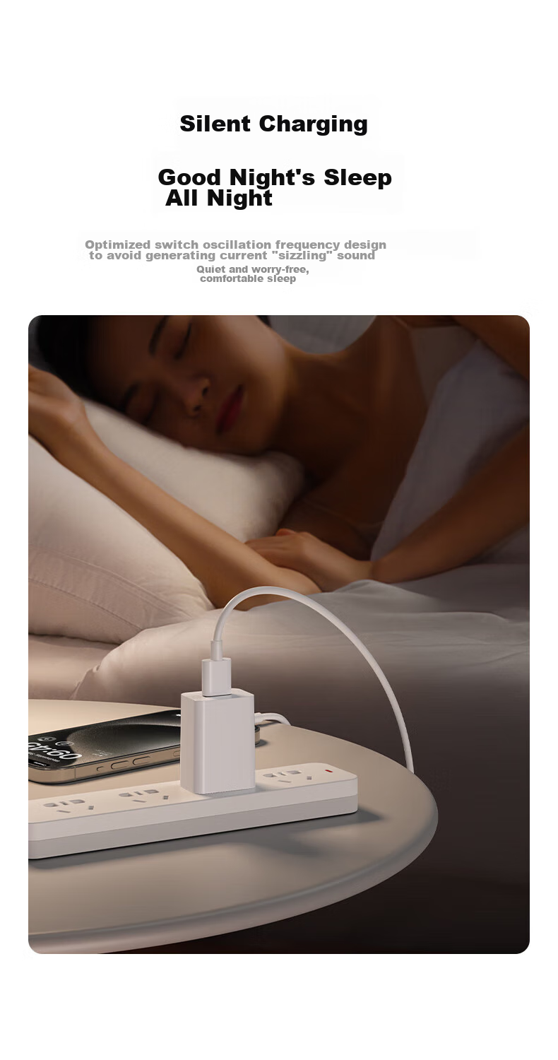 BIAZE 5V1A Charger, Three-In 100W Braided Data Cable, USB Fast Charging Head, Suitable for Apple, Huawei, Xiaomi, Vivo, OPPO Phones, Smartwatches, Bracelets, Bluetooth Earphones, Small Fa 11