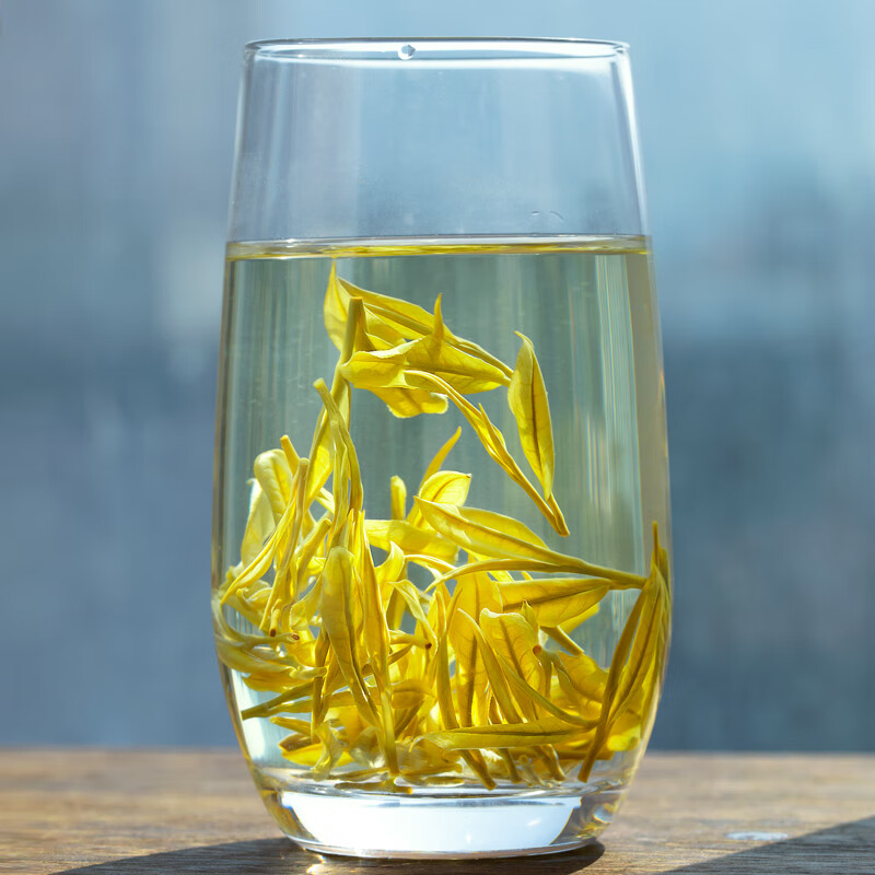 福茗源绿茶 安吉黄金芽奶白茶 特级明前新茶叶礼盒送长辈茶叶自己喝250g