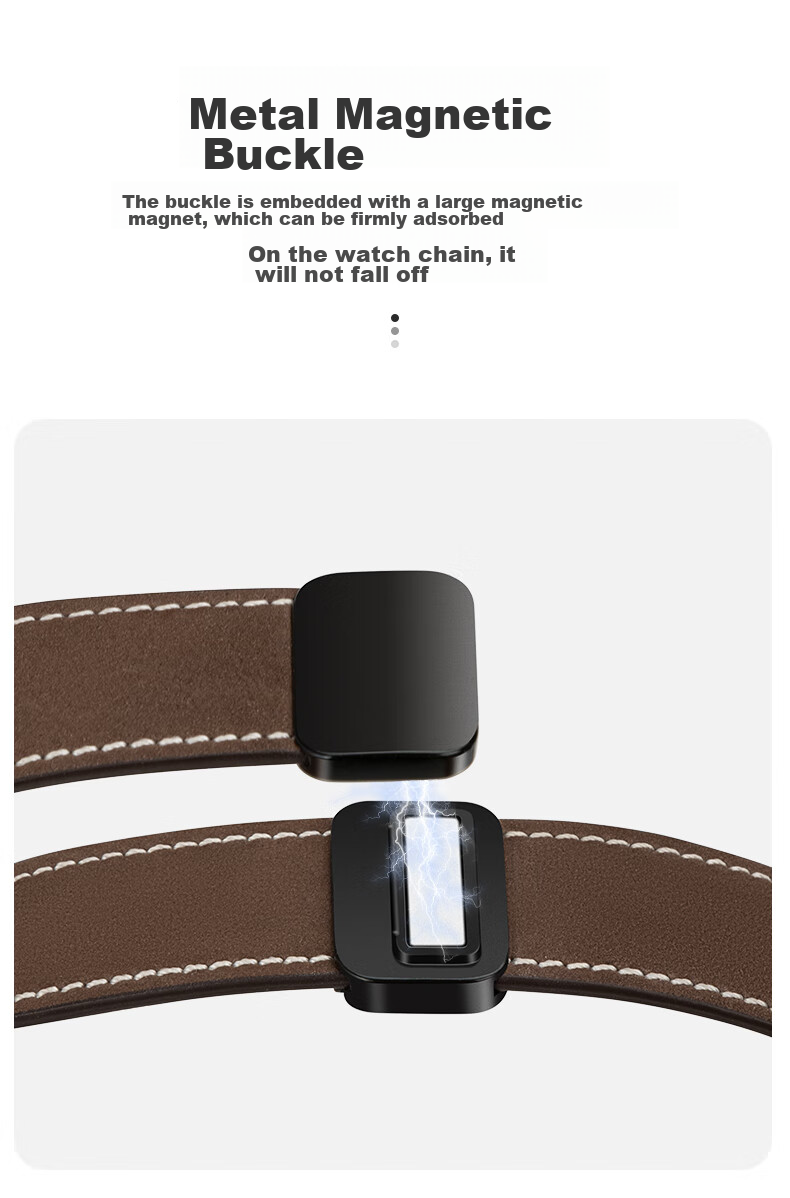 BHO Suitable for Apple Watch Straps, Apple Watch S12/S11 Genuine Leather Strap, IWatch S10/S9/8/7/Ultra4/SE3/2/1 Suede Leather Strap, Genuine Leather 7
